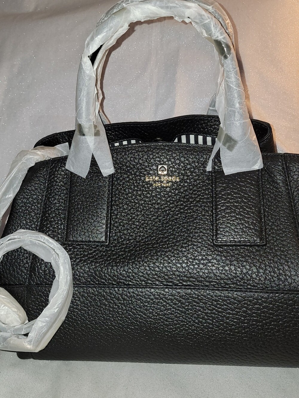 NWT KATE SPADE Black Southport Ave Sloan Crossbody Satchel
